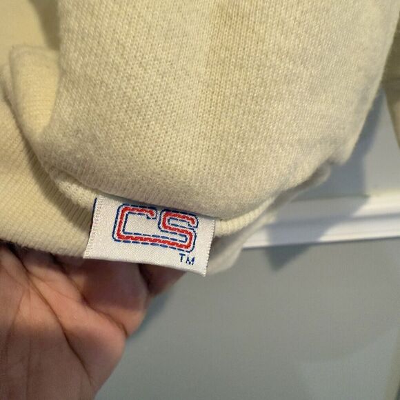 Vtg Miami hurricane Big Print CS‎ Crable Sportswear Hurricane Sweatshirt L - Picture 3 of 5